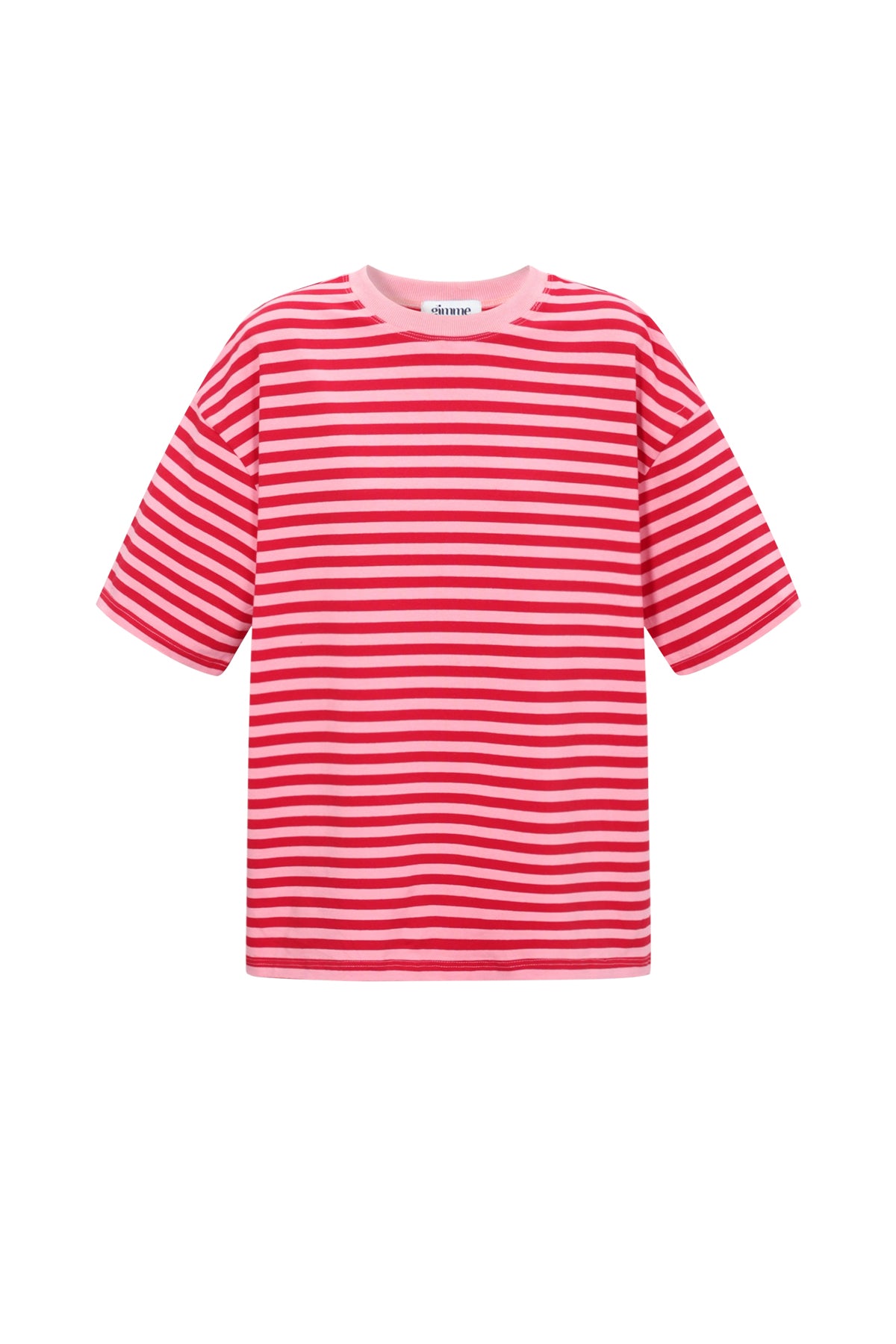 Kleurrijk gestreept T-shirt dames voor zomer en weekend