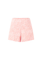 Geweven Polyestervezel Vrouwen Shorts Elegante Bloemenprint