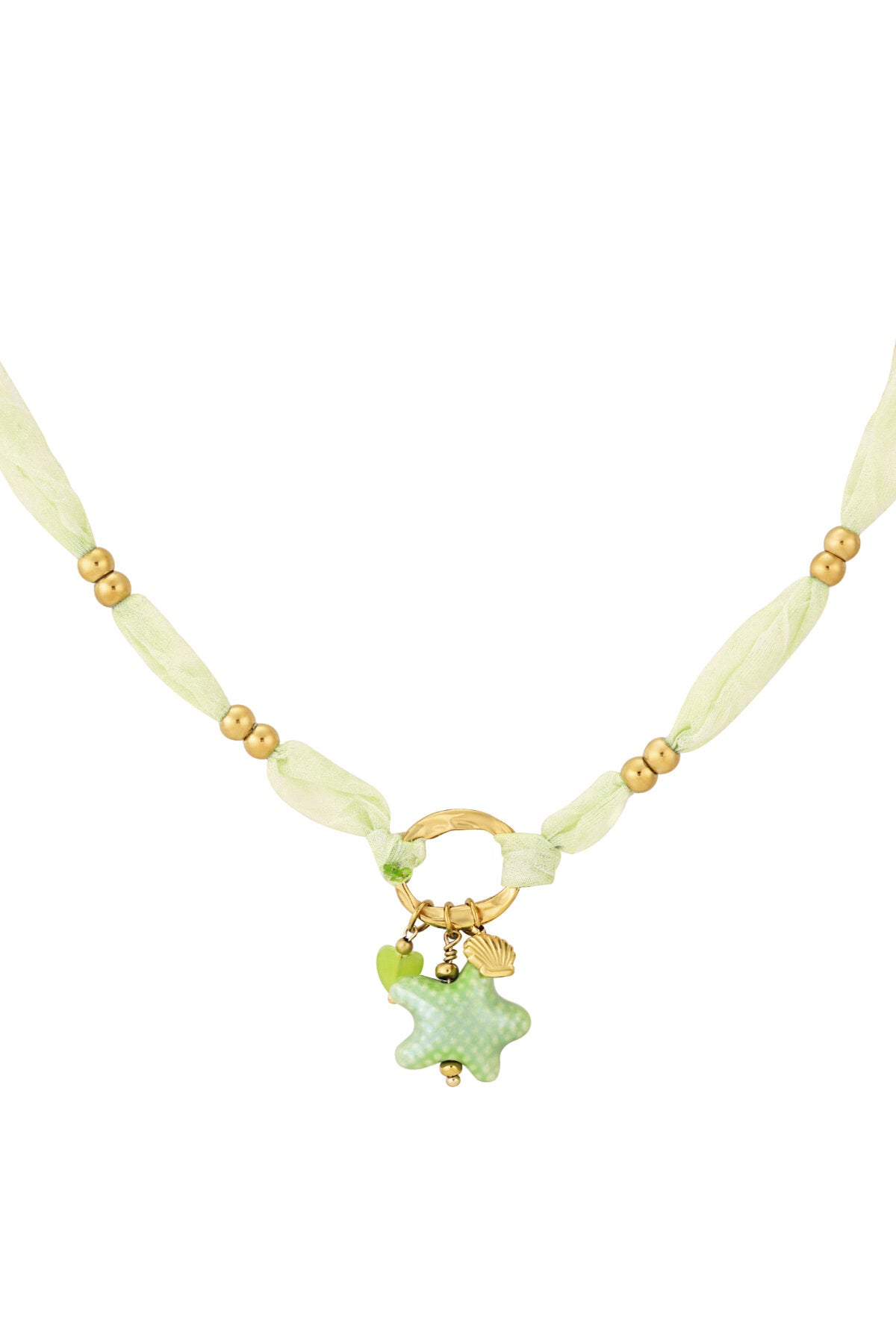 starry ketting - groen en