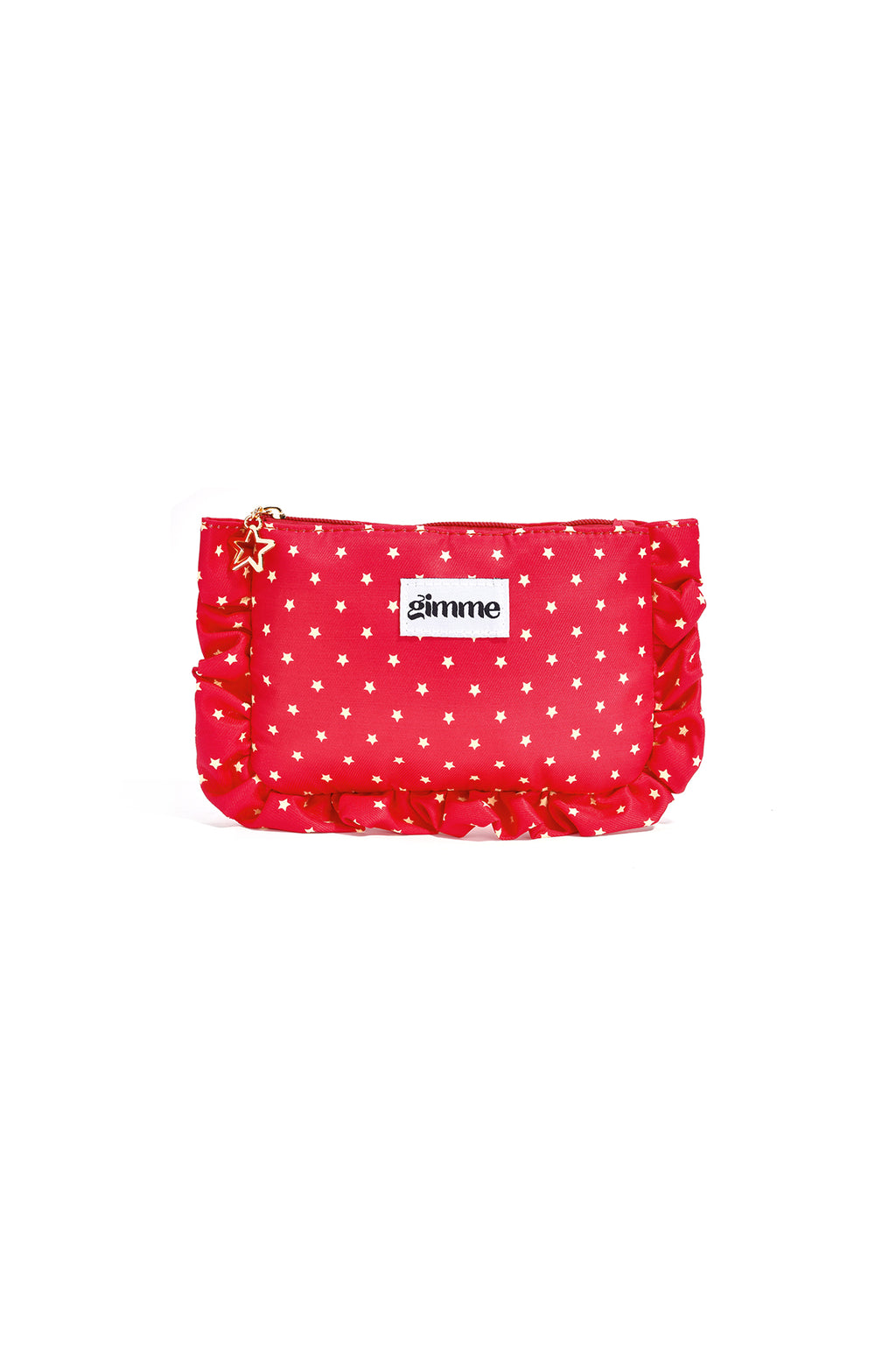 Roze make-up tasje met sterrenprint