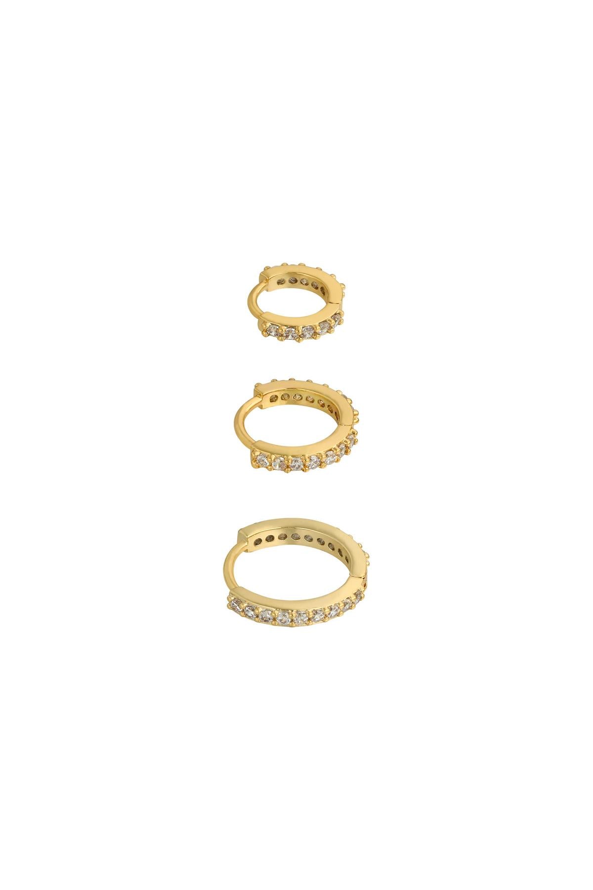 Oorbellen met cirkels als moderne everyday sieraden