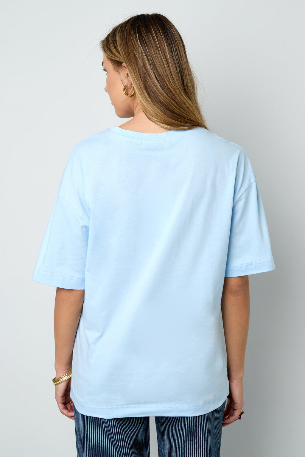Katoen Gebreide Vrouwen T-shirt Casual Dierenprint