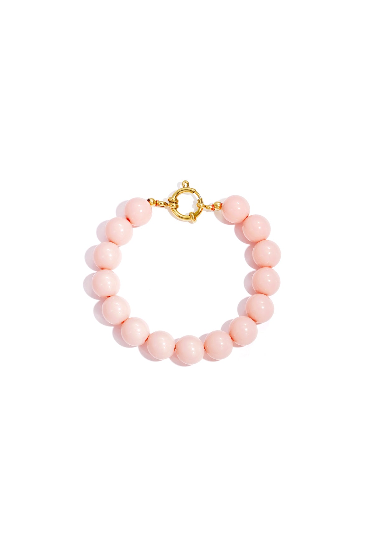 Dames armband met glanzende kralen en kleur