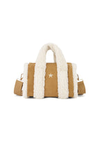 Luna patchwork schoudertas in beige of zwart | Zia Dee