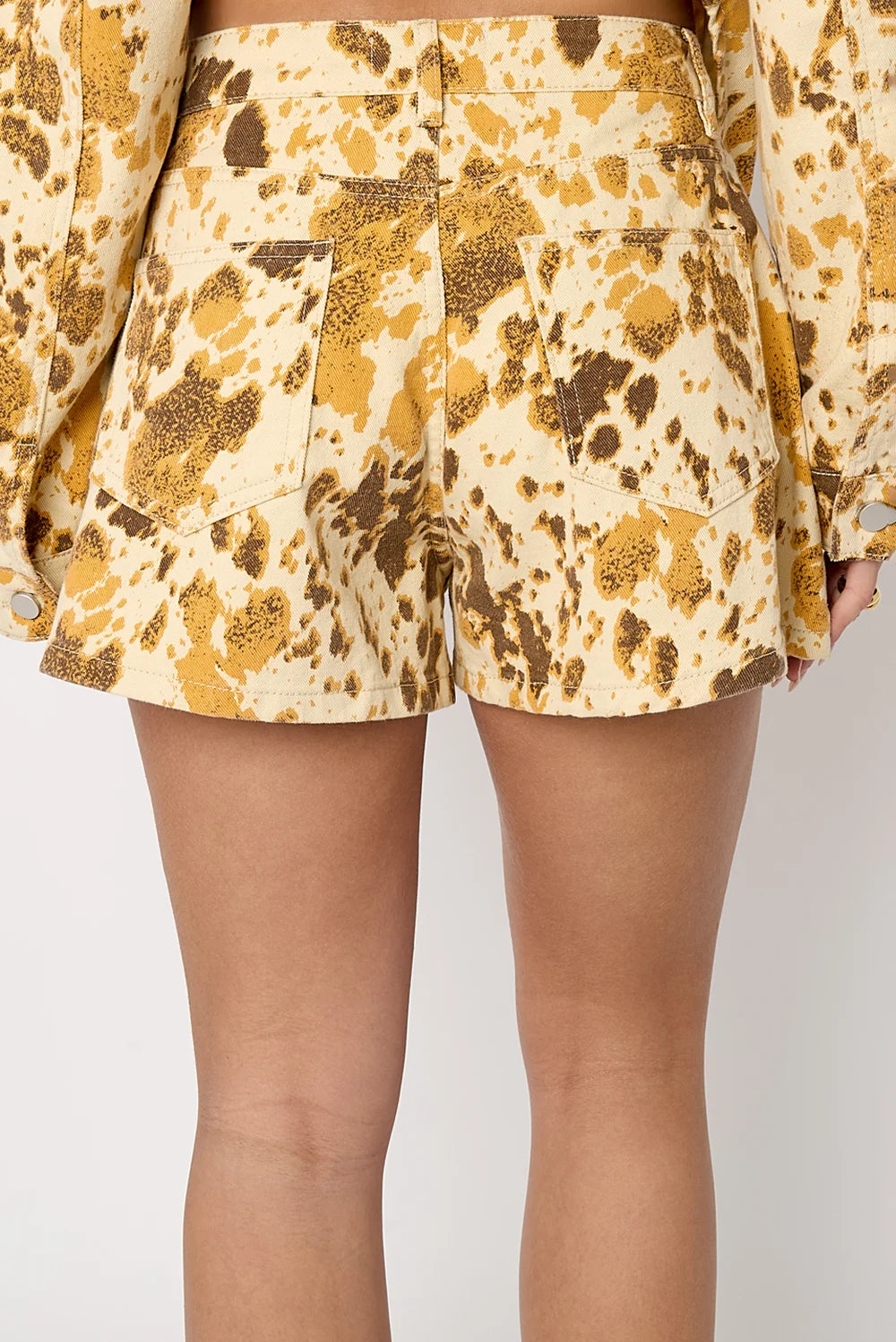 In To The Wild set | Khaki dames short & jas