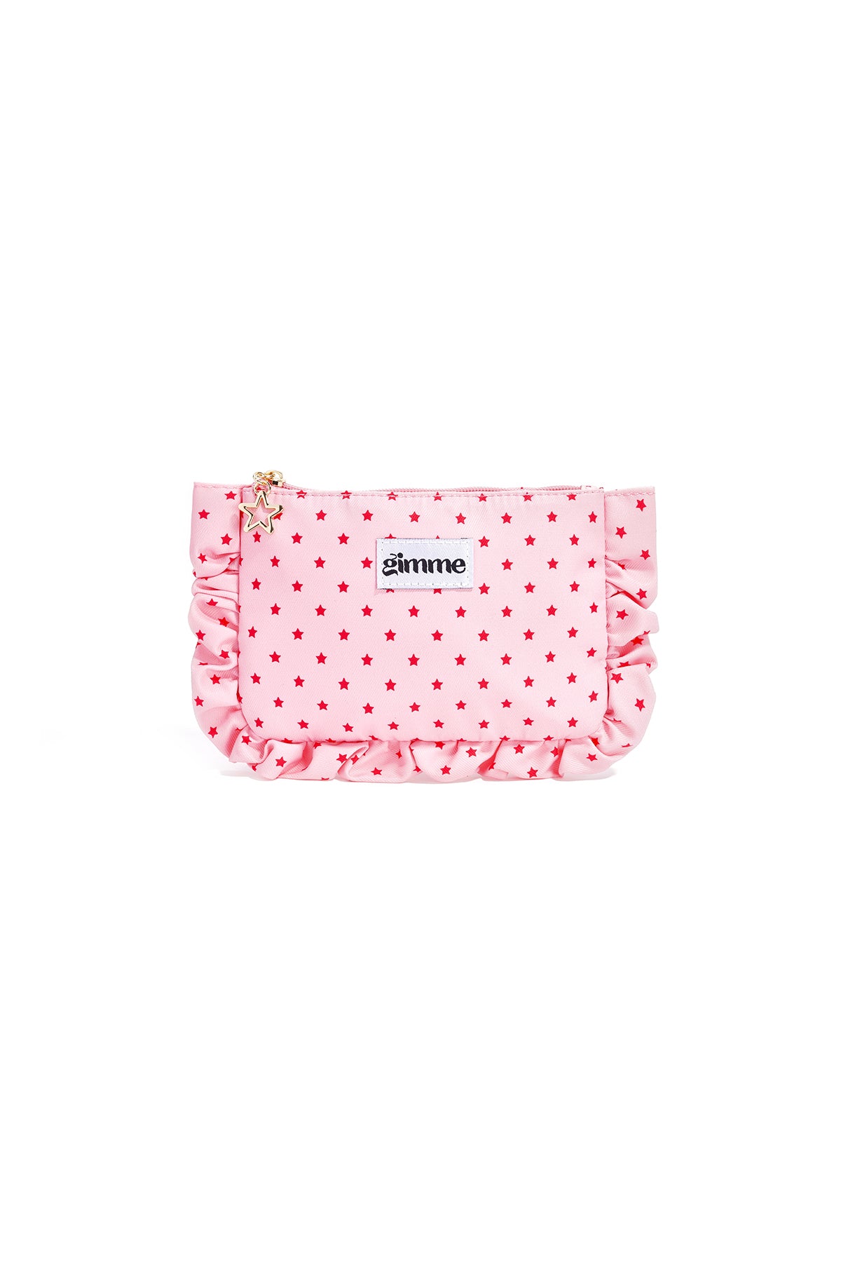 Rood make-up tasje met sterrenprint