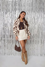 de cowgirl & dol op luipaardprint jeans