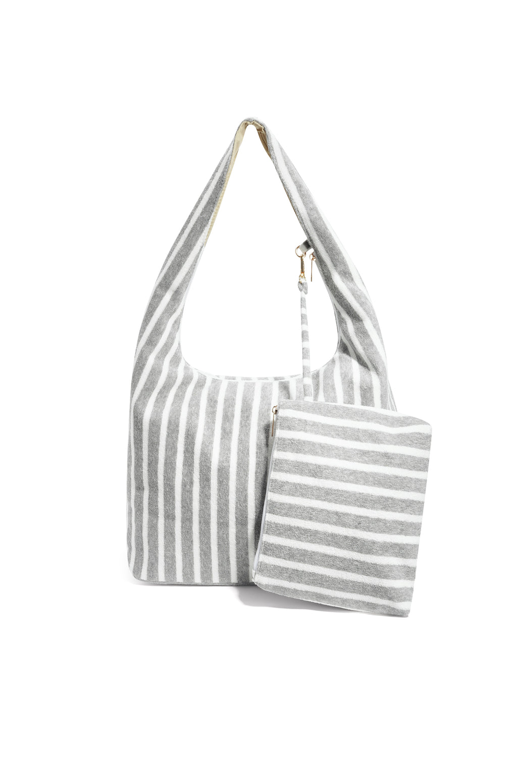 Shoppertassen met strepen, eenvoudig, polyester, dagelijkse accessoires