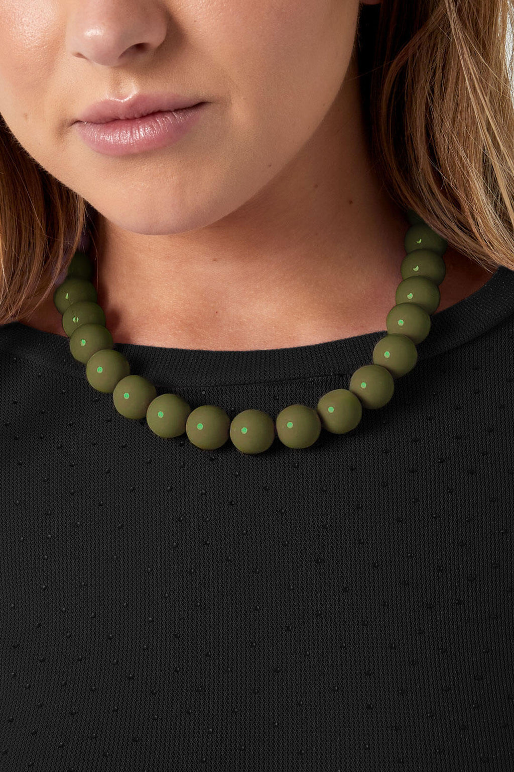 Ketting met grote kralen