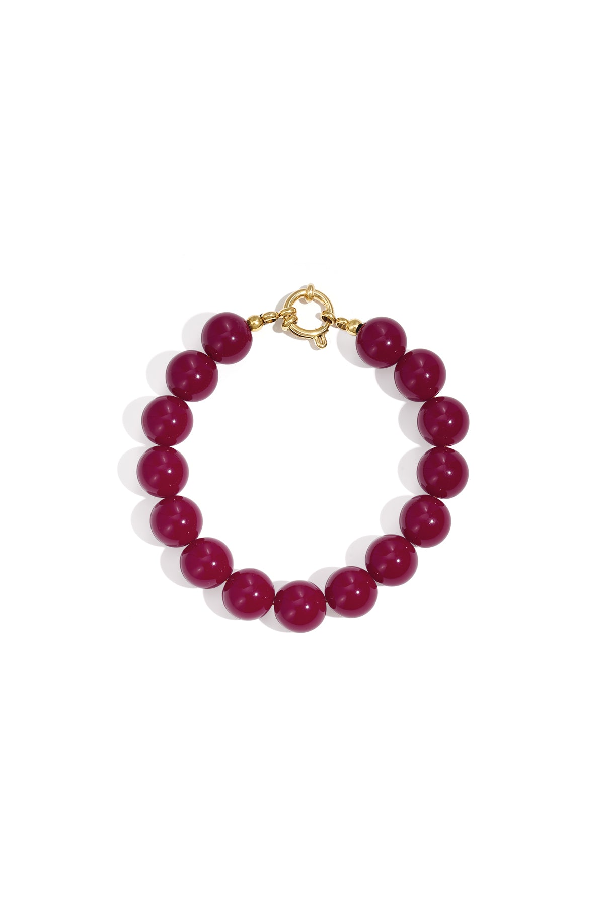 Trendy armband met gekleurde kralen voor dames