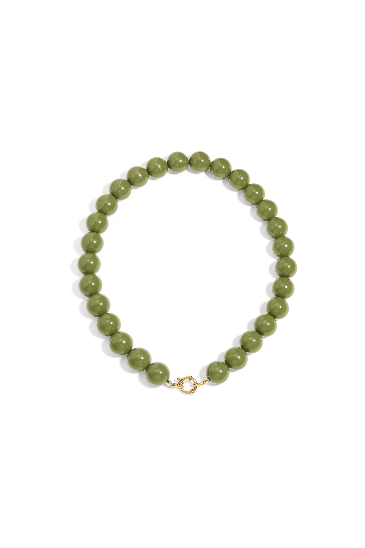 Hars kralen kettingen kralen casual dagelijks eenvoudig serie dames sieraden-15mm