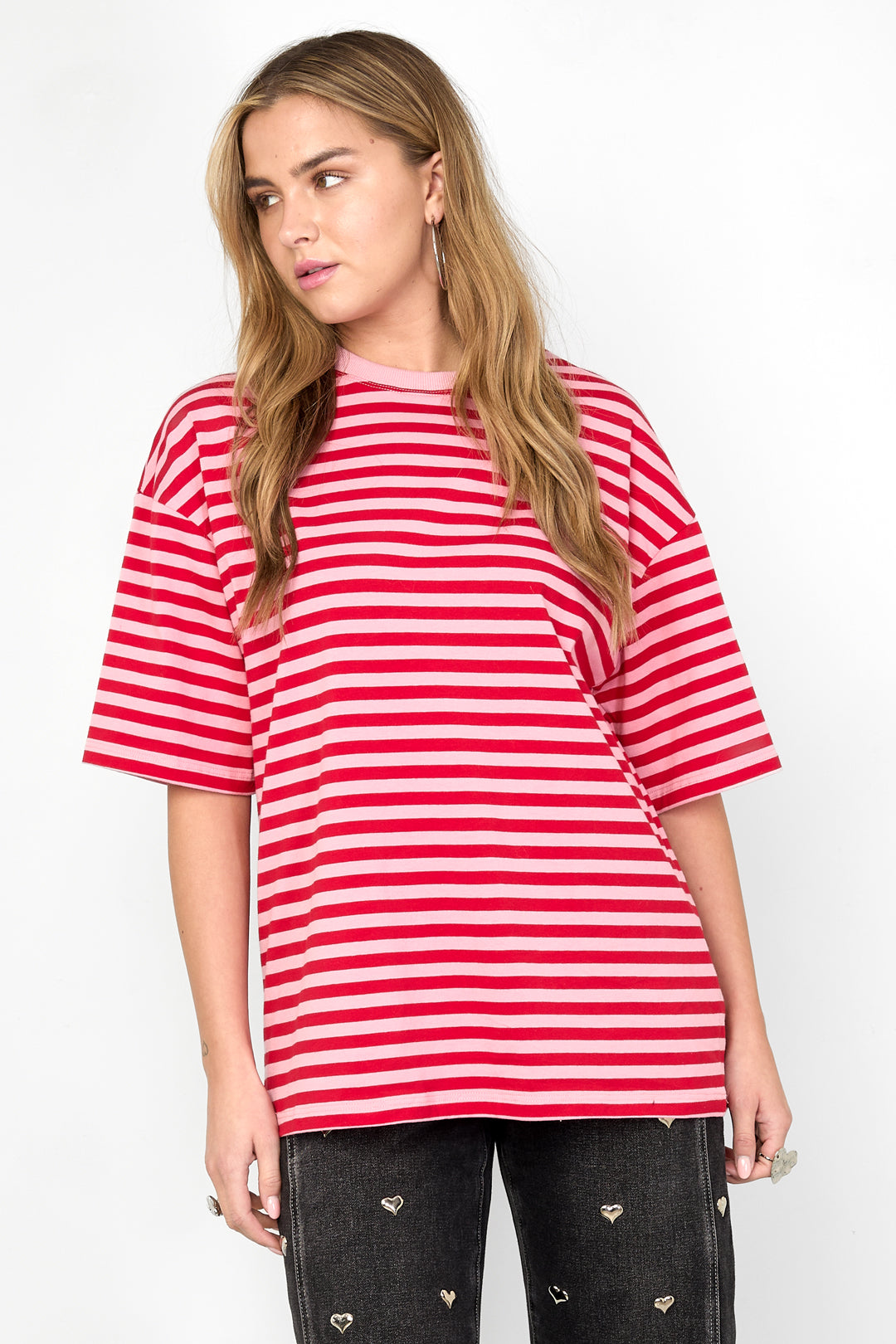 Kleurrijk dames T-shirt met strepen voor elke dag