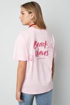 Cotton Vrouwen T-shirt Casual Geborduurde Sterrenvis