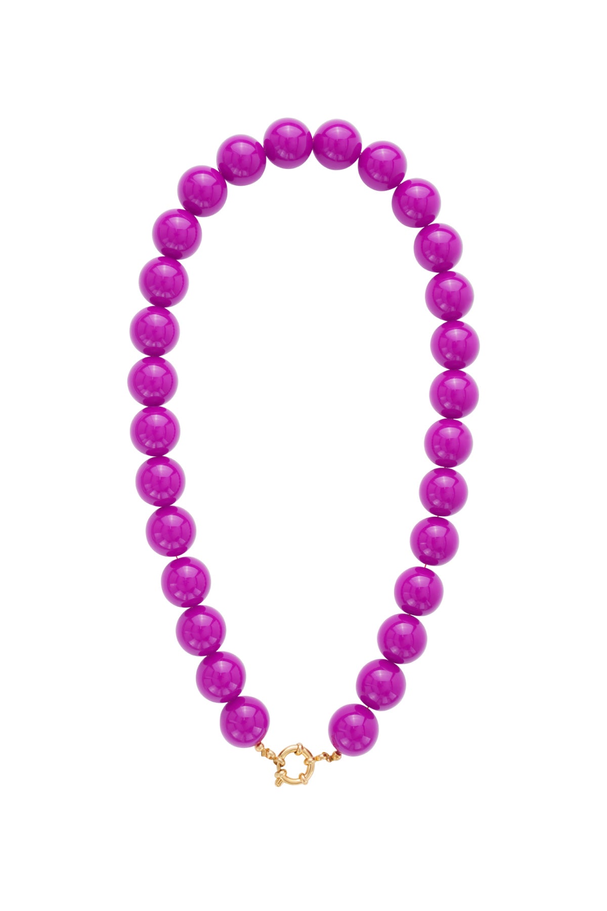 Hars kralen kettingen kralen casual dagelijks eenvoudig serie dames sieraden-15mm