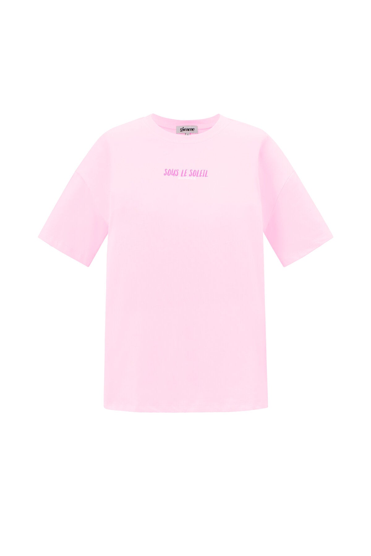 Katoen Gebreide Vrouwen T-shirt Casual Letters