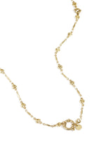 Ketting met schakels en hartjes afneembaar en verstelbaar