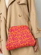 Handtas met luipaardprint