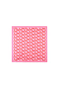 Roze zomersjaal met hartjesmotief voor dames