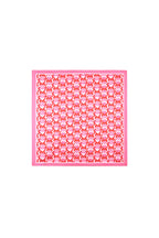 Roze zomersjaal met hartjesmotief voor dames