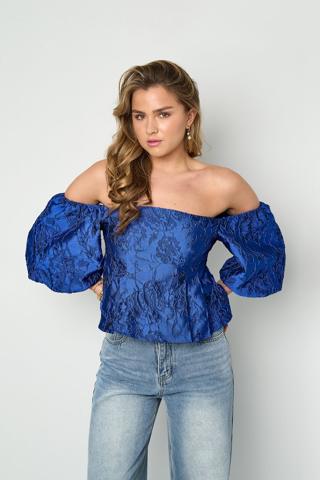Elegante Lovergirl dames top met korte mouwen