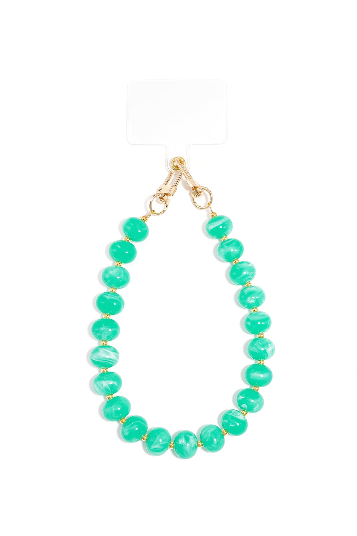 Trendy telefoonaccessoire met acryl kralen
