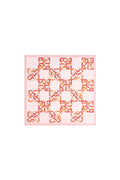 Roze zomersjaal voor dames van licht polyester