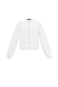 Gebreide Polyestervezel Vrouwen Cardigan Casual Solide Kleur Herfst/Winter