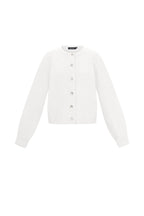 Gebreide Polyestervezel Vrouwen Cardigan Casual Solide Kleur Herfst/Winter