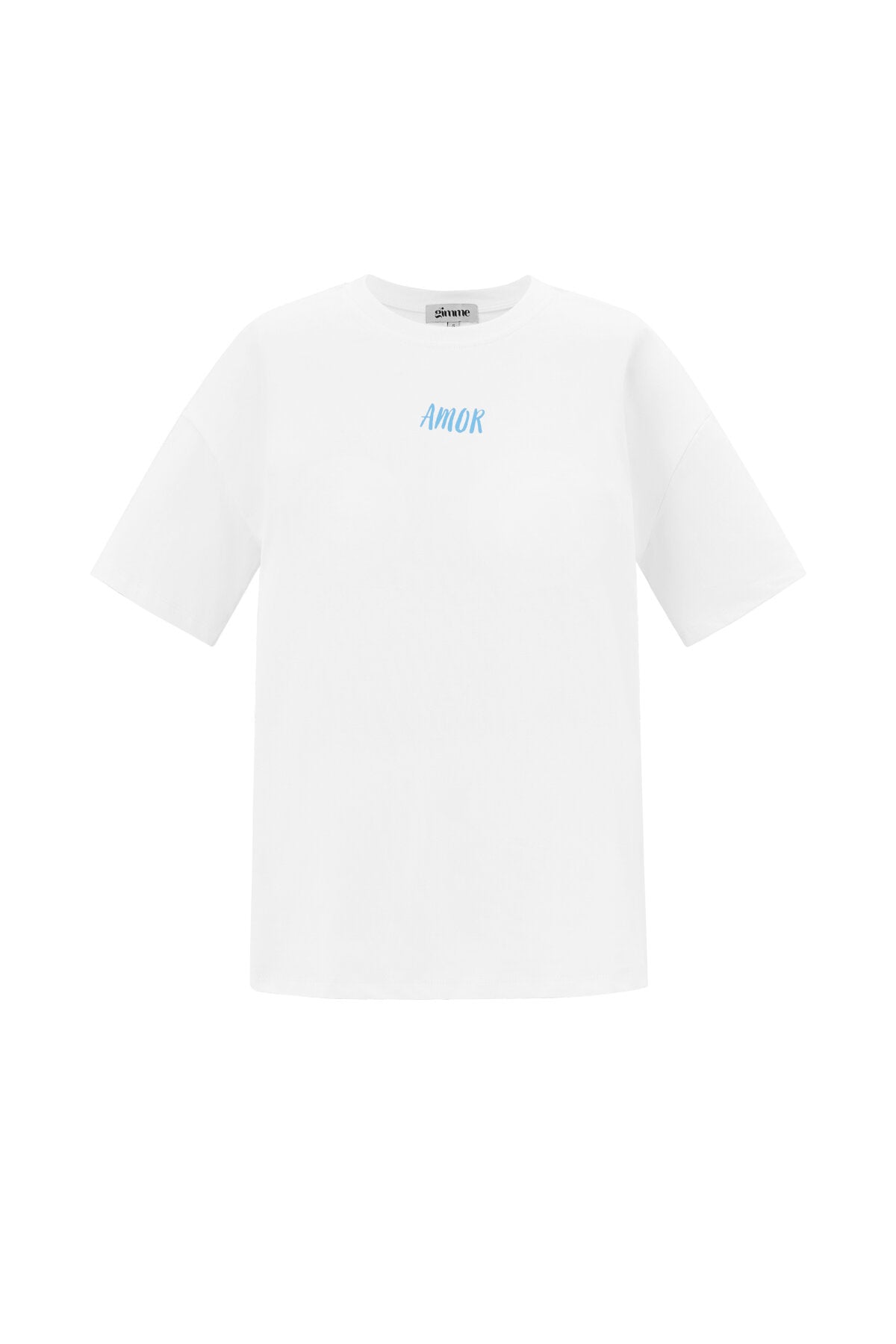 Katoen Gebreide Vrouwen T-shirt Casual Letters