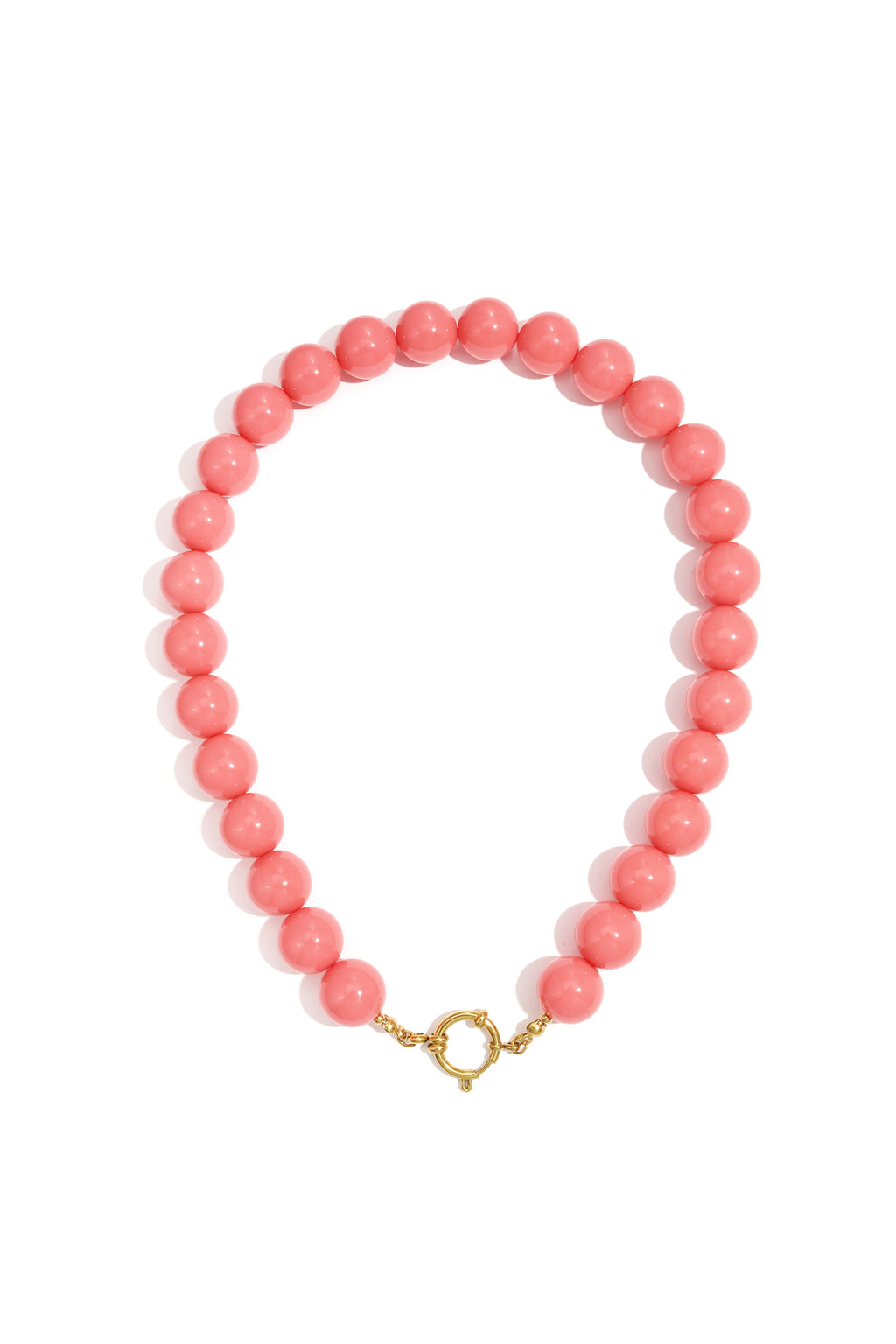 Hars kralen kettingen kralen casual dagelijks eenvoudig serie dames sieraden-15mm