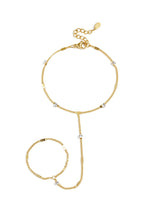 Hand chain met steentjes