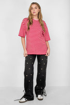 Gestreept T-shirt dames voor casual outfits