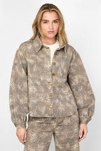 de cowgirl & dol op luipaardprint jeans
