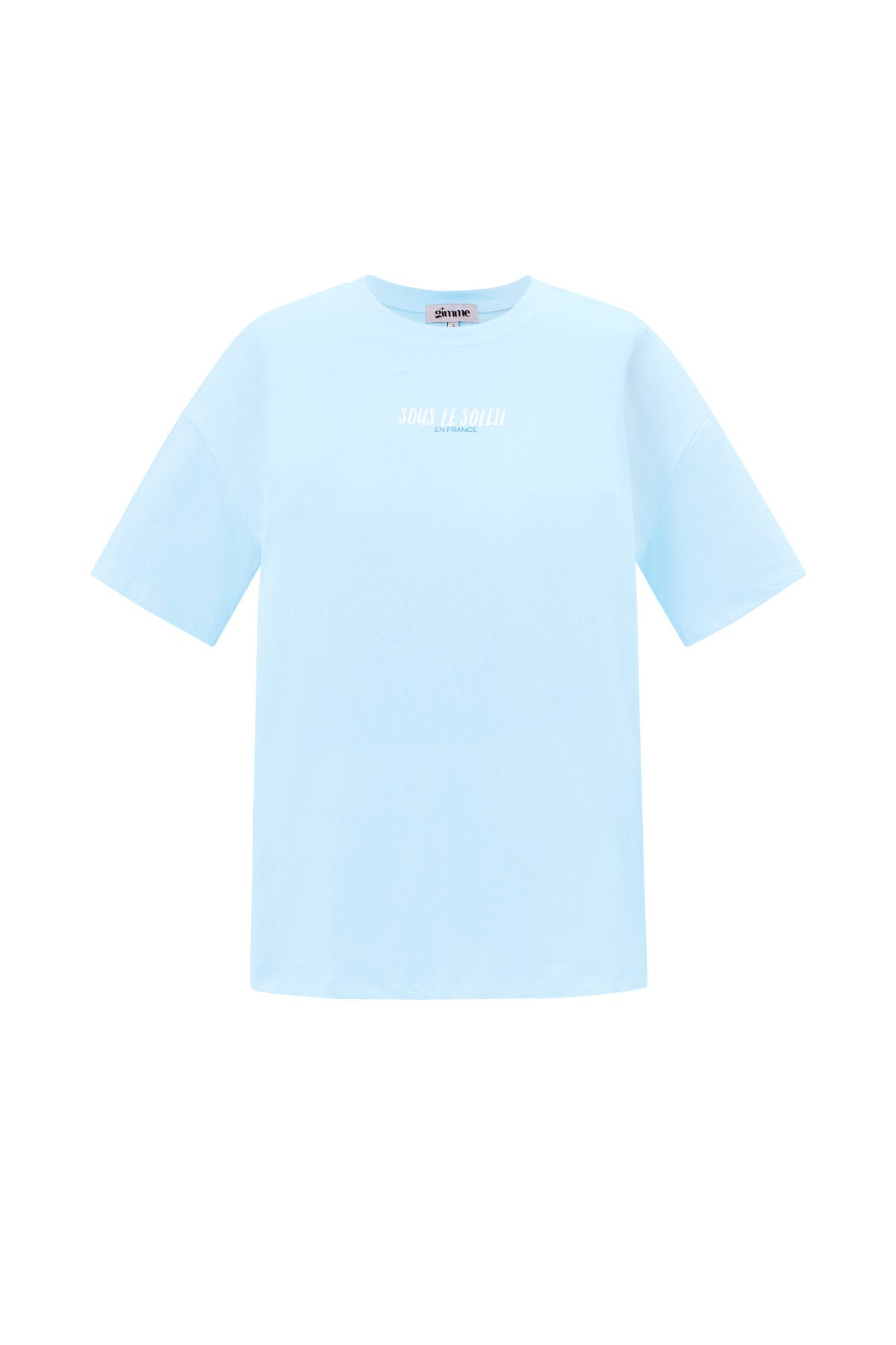 Katoen Gebreide Vrouwen T-shirt Casual Letters