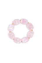 Armband met squoval  kralen