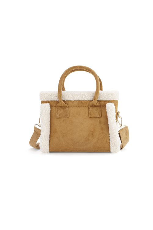 Demi patchwork shopper in beige, bruin of zwart | Zia Dee