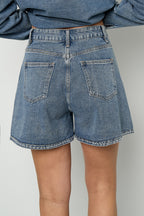 Strass Denim Short